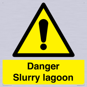 Danger Slurry lagoon